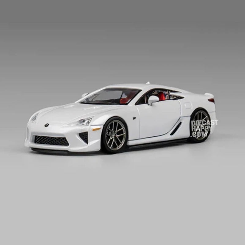 2010 Lexus LFA 1:64 Scale Diecast Model Pearl White by CM Model