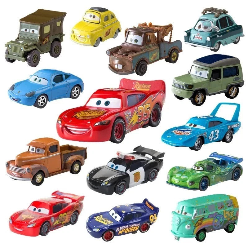 Disney Pixar Cars Lot Model Cars No.42 No.43 No.84 1:55 Diecast Toy Kid Gift