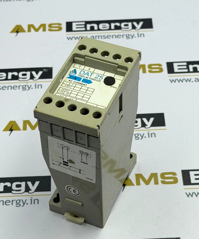 AMPTRON DAT 25 POWER-LINE TRANSDUCER AC CURRENT MODULE SIGNAL CONVERTER
