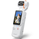 Portable 2.5K Video Recorder with 180?? Rotating Lens, Vlogging Camera,Pocket ...