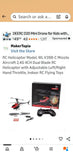 RC missile helicopter model set with remote controller and boxed toy
