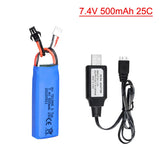 1¡Á 7.4V 500mAh Lipo Battery for WLtoys A202 A212 A222 A232 A242 A252 4WD RC toy