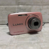 Panasonic LUMIX DMC-S1 Pink Compact Digital Camera From Japan