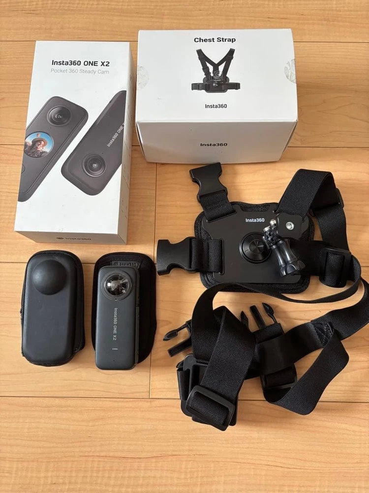 Insta360 ONE X2 360 CINOSXX/A Degree Action Camera 5.7K LCD Used