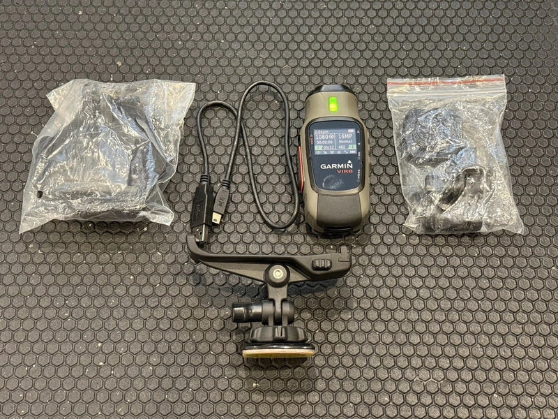 Garmin VIRB Elite GPS Action Camera with Accessories - Never Used, Green