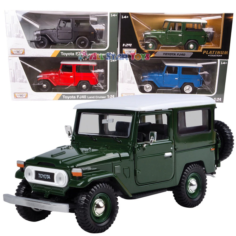 MOTORMAX 79323 TOYOTA FJ40 FJ 40 LAND CRUISER 1/24 DIECAST MODEL CAR NEW IN BOX