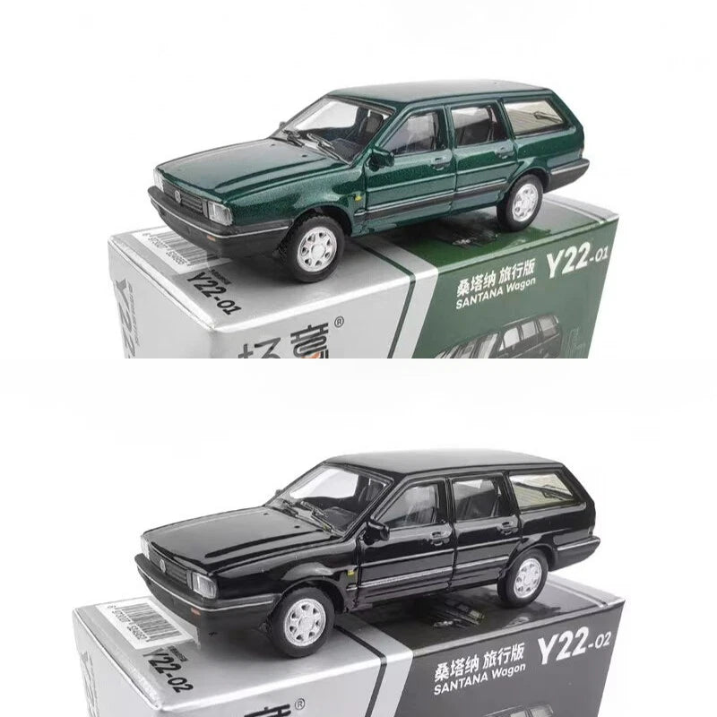 XCarToys 1:64 Santana wagon Green/Black Diecast Model Car