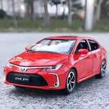 1:32 Toyota Corolla Diecast Model Car w/ Sound Light Pull Back Toy Gift