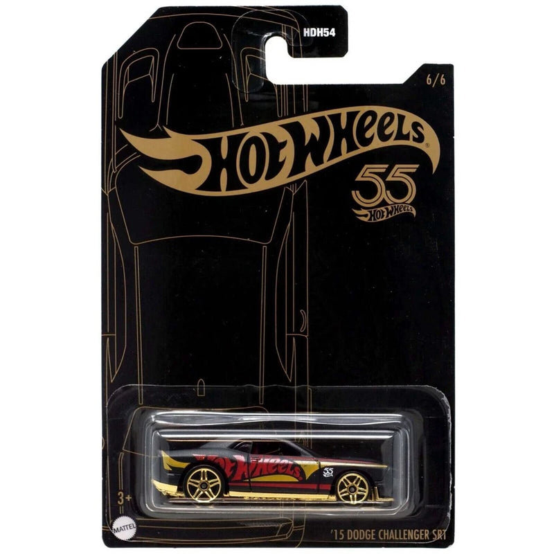 Hot Wheels Pearl & Chrome 15 Dodge Challenger SRT  Metal Diecast Car Model 1/64