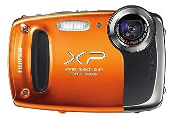 Fujifilm FinePix XP50 Waterproof Camera 5x Optical Zoom Orange From Japan
