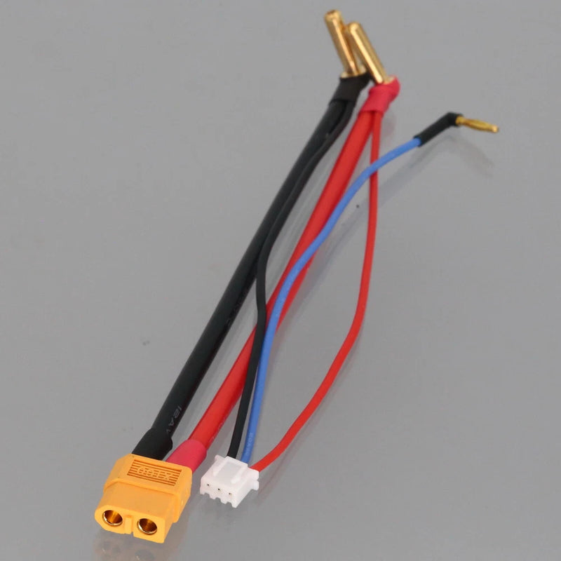 XT60 female to JST-XH 2S Balance Charge 4mm Banana Hard case LiPo Battery wire