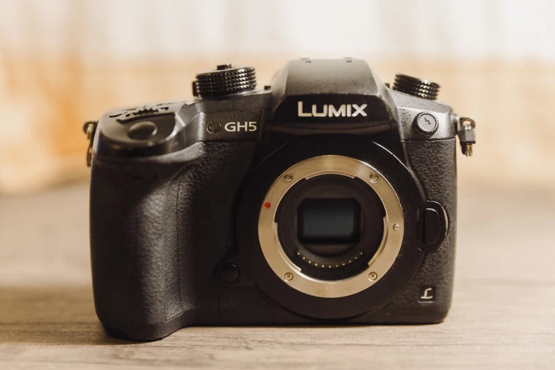 Panasonic LUMIX GH5 with 12mm F2.0, Kit Lens, & EF Lens AF Adapter