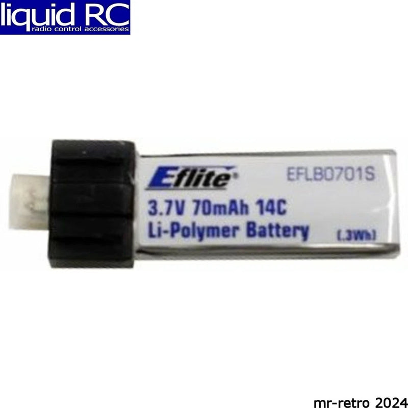 e-Flite B0701S 70mah 1s 3.7v 14c Lipo Battery