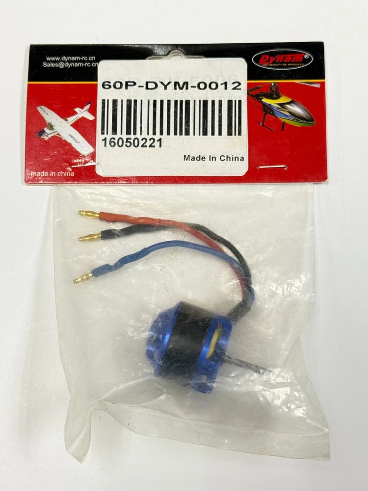 RC helicopter motor lead wires with gold connectors in clear plastic bag