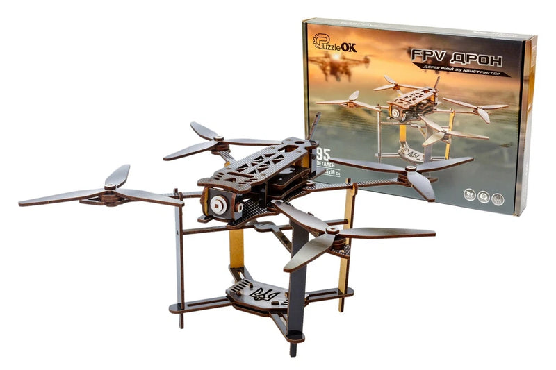 Wooden 3D FPV constructor "Drone"