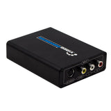AV S-Video to HDMI-Compatible Converter S-Video/RCA+L/R Audio to HD+Audio RCA...