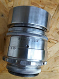 Vintage HELIOS 44-2 58mm f/2 lens, silver metal with M42 mount threads