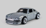 1971 PORSCHE 911 Diorama Collectible DieCast Model Car 1:64 Silver LOOSE