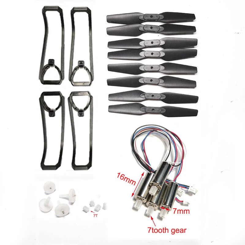 Parts Propeller Blade Guard Gears Motor Engine Kit for E88 E525 Rc Fold Drone