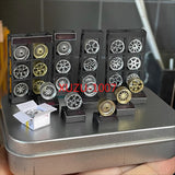 1:64 Diorama Car Hub Carrier Wheel  Stand Model Garage Scene Props Accessories
