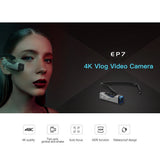 EP7 Head/Hand Action DV Camcorder FHD 4K 60fps Vlog Video  Camera P4X7