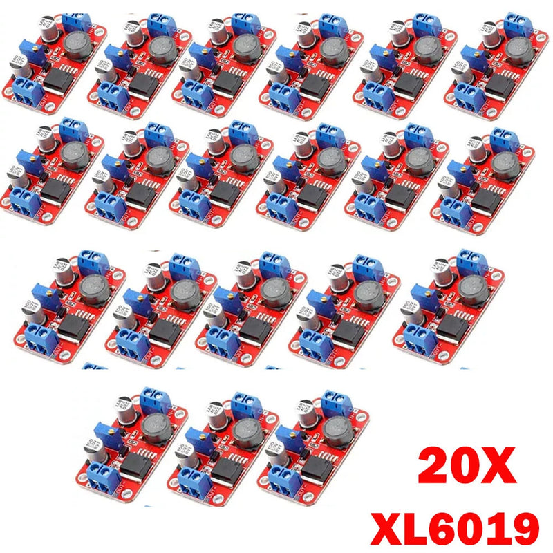 20 Pack XL6019 30W 5A DC Boost Adjustable Voltage Converter Step Up Modules USA