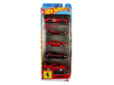 Basic 5 Pack Set 2026 Ferrari Diecast 1:64 Scale Model - Hot Wheels JLN12