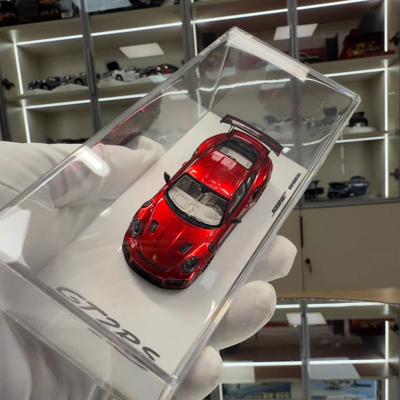 SUHE 1:64 Porsche GT2RS GT3RS limited edition resin car model ornaments