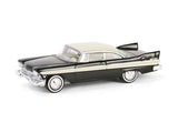 1957 Plymouth Belvedere - Black Diecast 1:64 Scale Model - Greenlight 68060A
