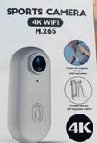 4K WiFi Sports Camera H. 265 Wearable Mini Action Camera Waterproof New