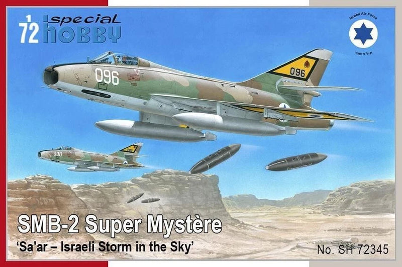 1:72 SMB-2 Super Mystere Israeli Storm in the Sky model aircraft box art
