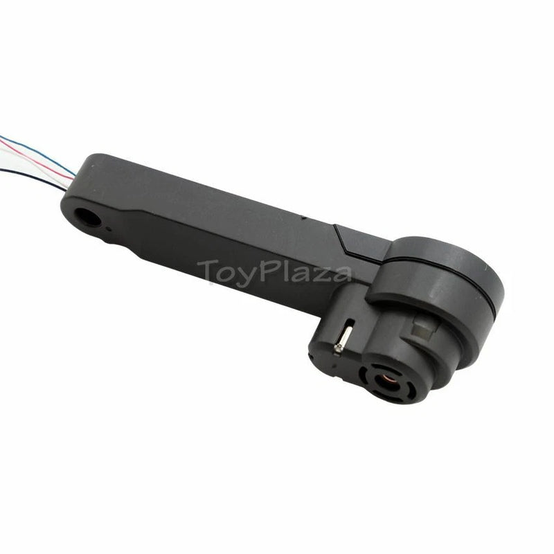 Black quadcopter CCW motor with prop mount and wire leads