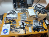 Video camera kit, 2 cameras, batteries, mics, lights, chargers, case and MORE!!!