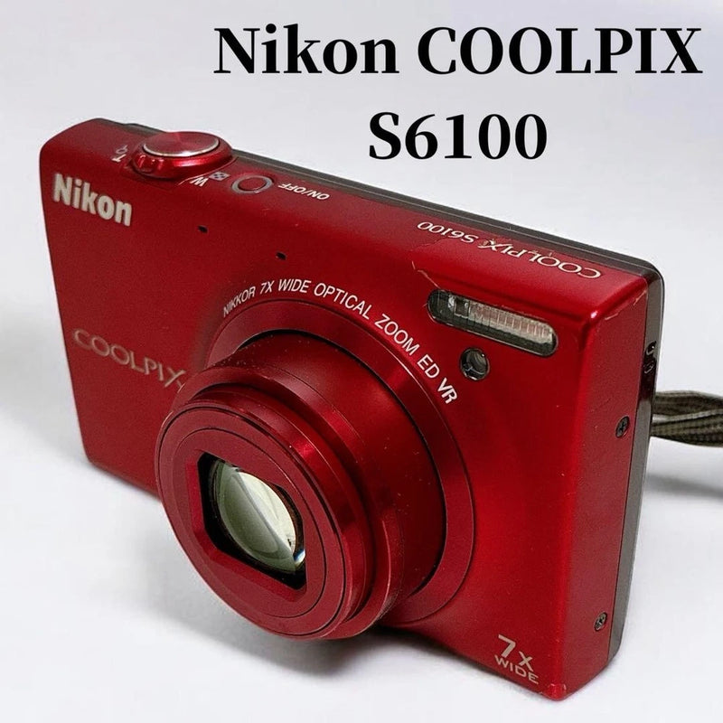 Excellent Nikon COOLPIX S6100 Red