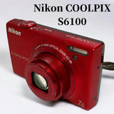 Excellent Nikon COOLPIX S6100 Red