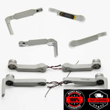 Gray replacement drone arm shell set with motor mounts and wiring for Mini 4K