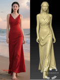 1/87 1/64 1/43 beach dress beauty Scene Miniatures Figures Doll For Car Model