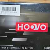 HOOVO 4S 14.8V 5200mAh 100C LiPo RC Battery Pack 2-Pack for 1:8 Battery