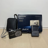 Panasonic Lumix FH7 Compact Digital Camera Black with ZeroShock Case From Japan