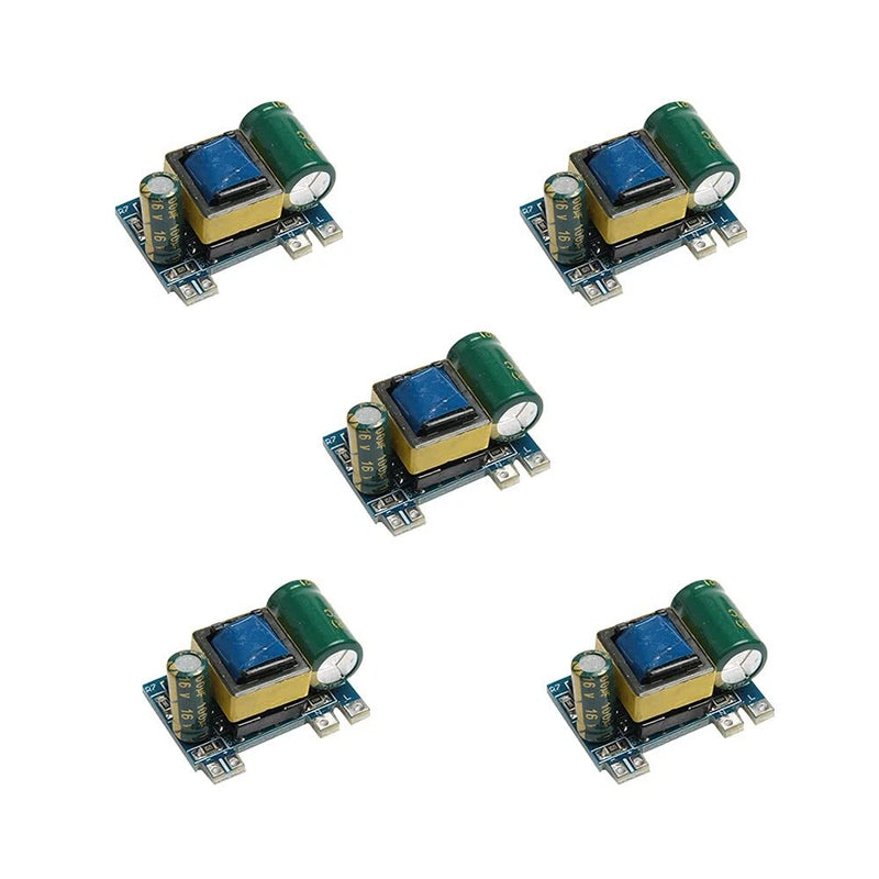5Pcs 12V 300Ma Mini Ac Dc Converter Power Supply Module Industrial Use