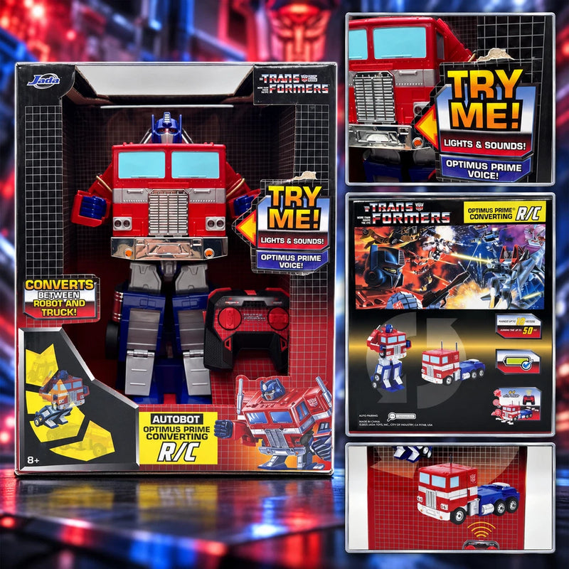 Transformers Jada Toys Converting RC Optimus Prime #33521 ¨C Brand New & Sealed Converter