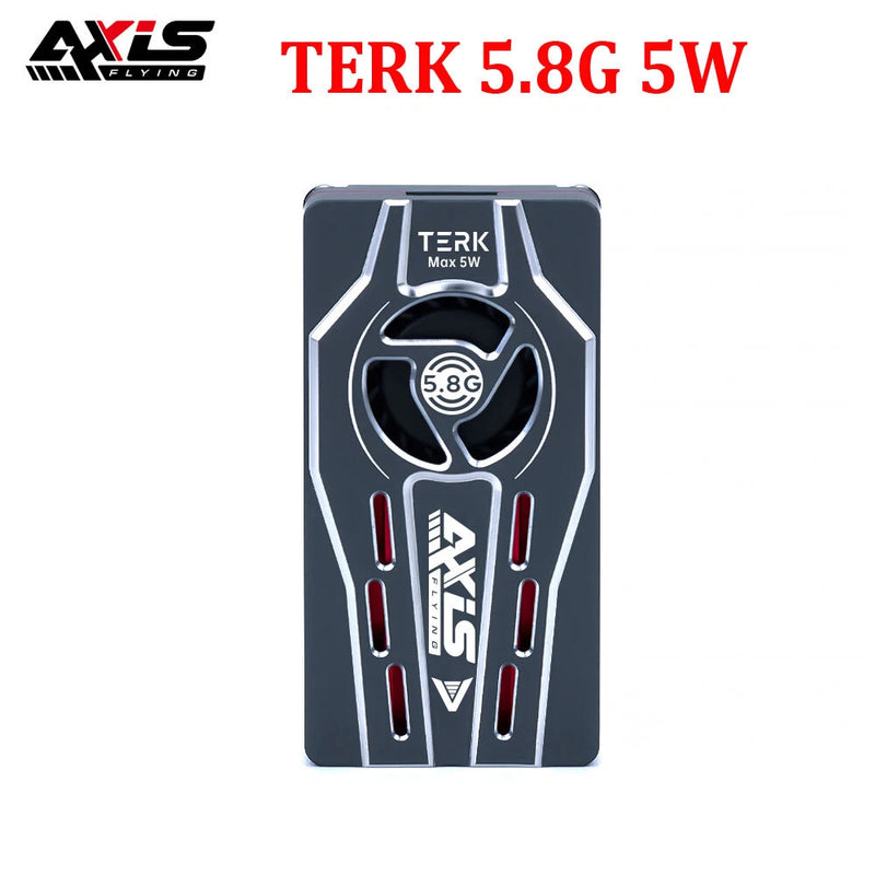 Axisflying TERK 5.8G 5W FPV Analog VTX Power Heat Sink OSD Wideo Transmitter
