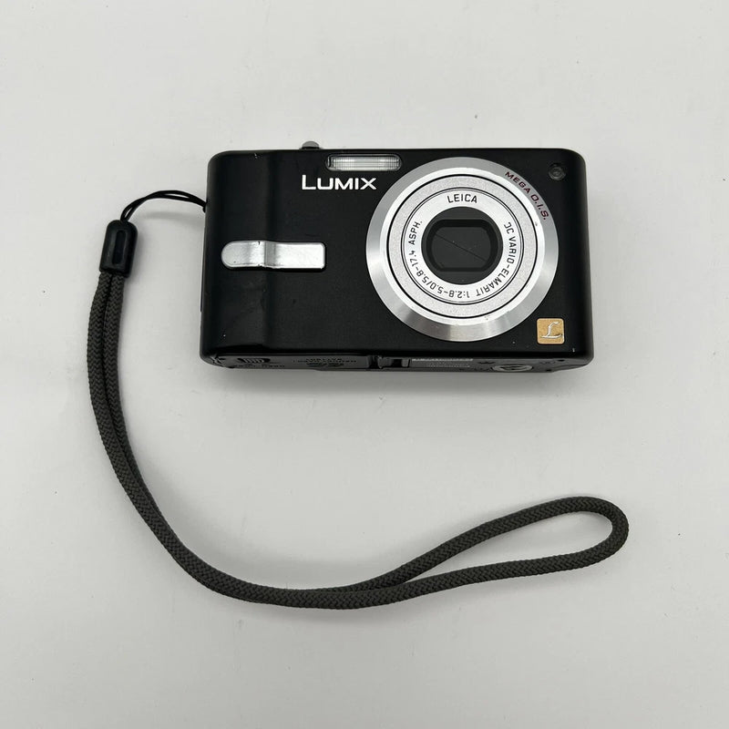 Lumix Panasonic DMC-FX10 Silver and Black  Colorway Good Condition Untested