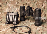 Tactical dummy PVS31 NVG night vision device with dummy battery box and cable