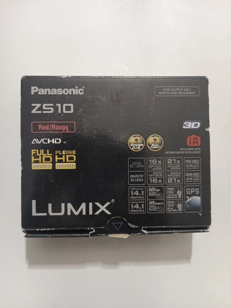 Lumix Panasonic DMC - Z510 14.1 MP 16x Black Camera & Charger+Battery+Box+No SD