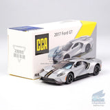1:64 Ford GT 2017 Model Car Alloy Diecast Toy Vehicle Collection Gift Silver