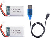 3.7V 380mAh lipo Battery For Hubsan X4 H107 H107L H107D JD385 JD388 RC Helicopte
