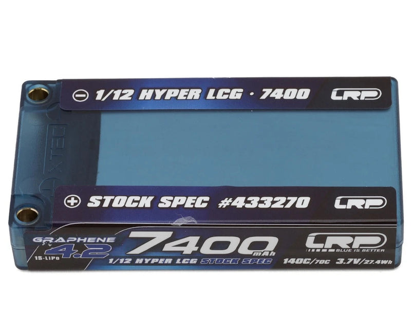 LRP 1/12 Hyper LCG 1S Stock Spec Graphene-4.2 Shorty LiPo Battery 140C Battery
