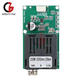 40/60 KM Sky/Earth TTL Optical Transceiver Module FC RX/TX/AV/VCC/GND for Drone