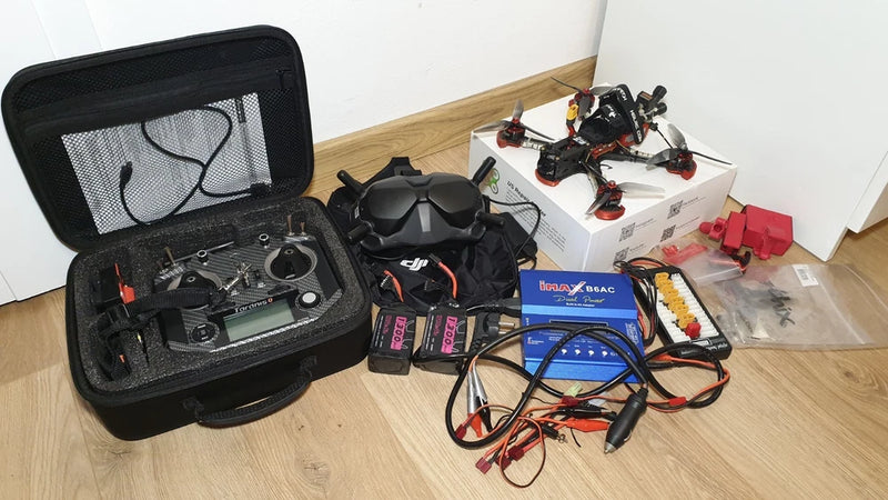 Full set - FPV freestyle 5" HGLRC Sector 5 V3 6S drone with DJI Air Unit